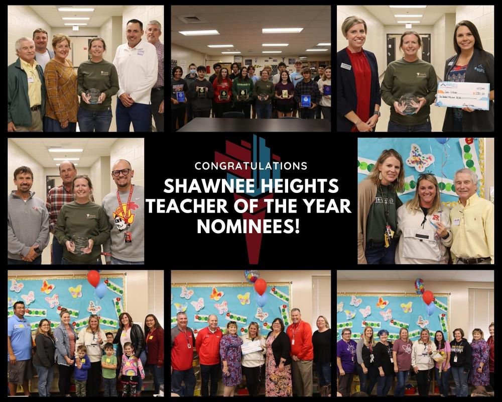 Shawnee Heights Teacher of the Year Nominees! 