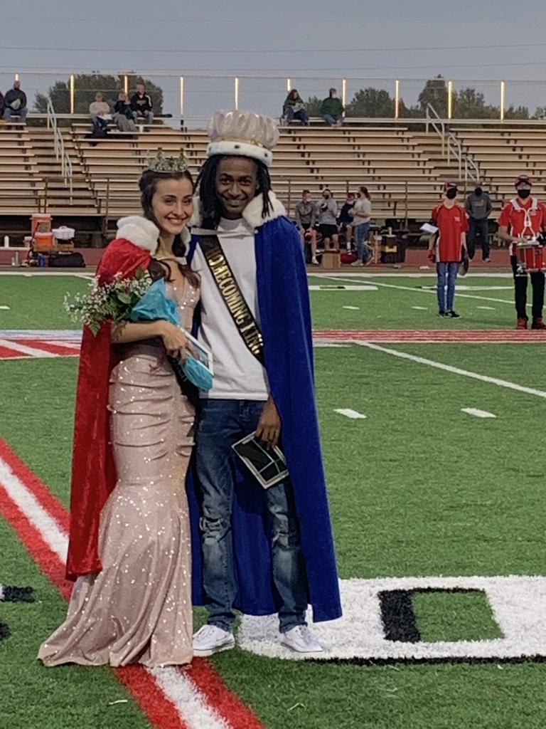 Congratulations to our 2020 Homecoming King and Queen, Keyon Downing and Emmie Ridder! #ItsAGREATDayToBeATBird