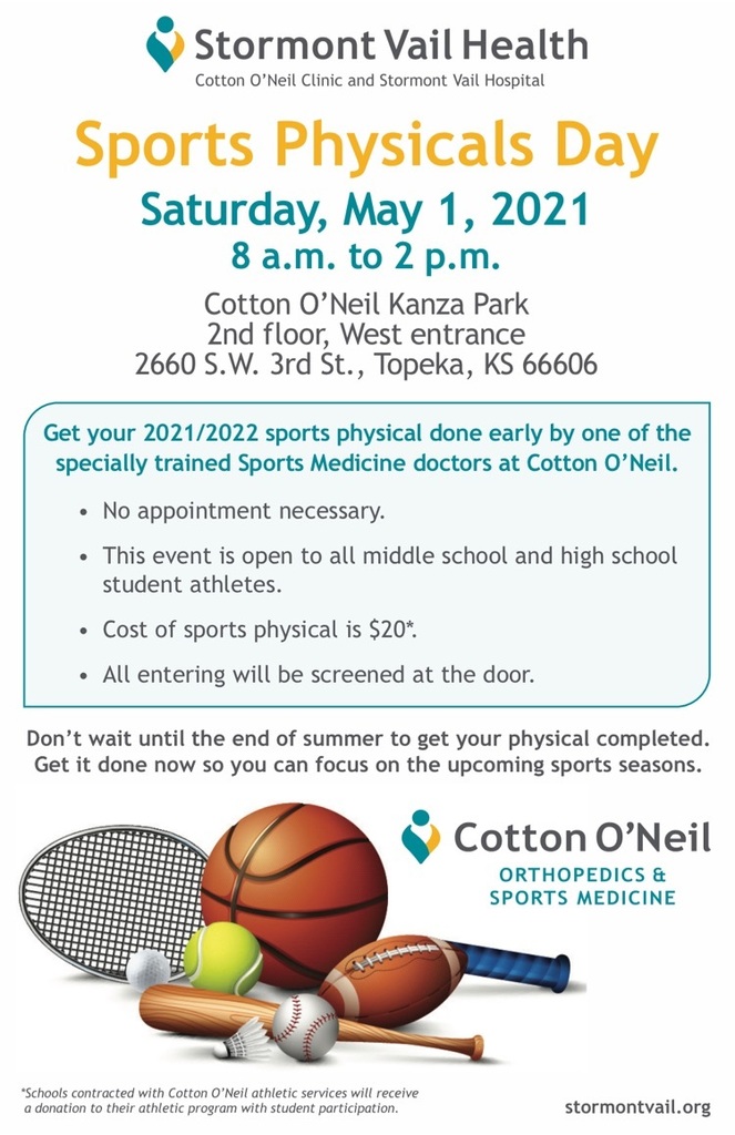 Get this 2021-2022 back to school must-do item off that to-do list TOMORROW, Saturday, 5/1/21!