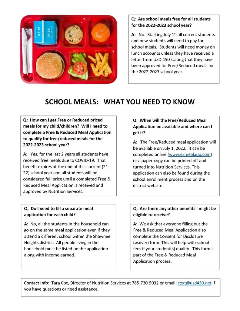 School Meals Q&A
