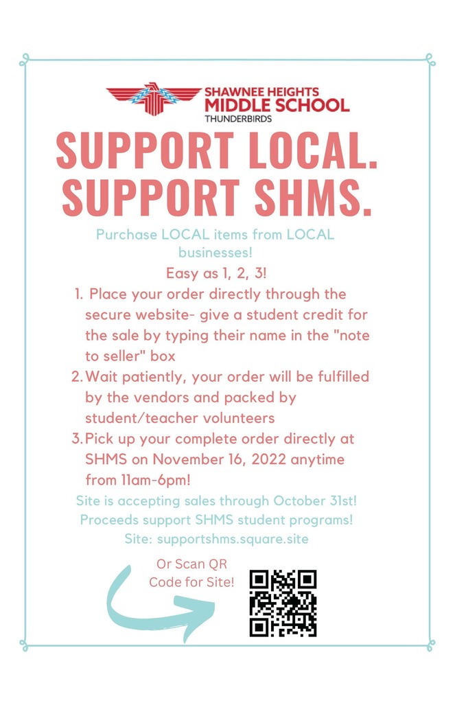 Support Local! Support SHMS!