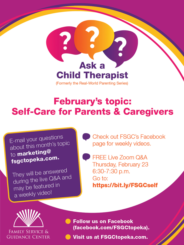 FSGC "Ask a Child Therapist." 