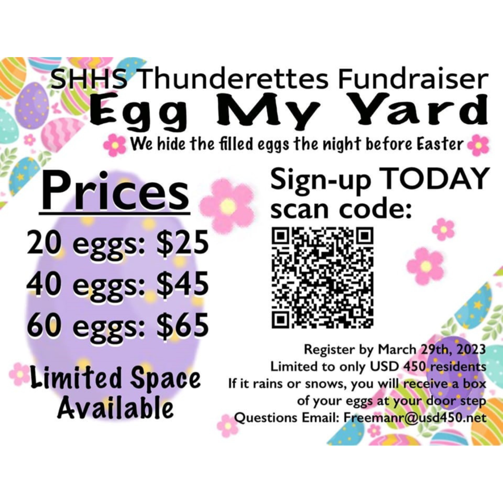 Thunderettes Egg My Yard 2023