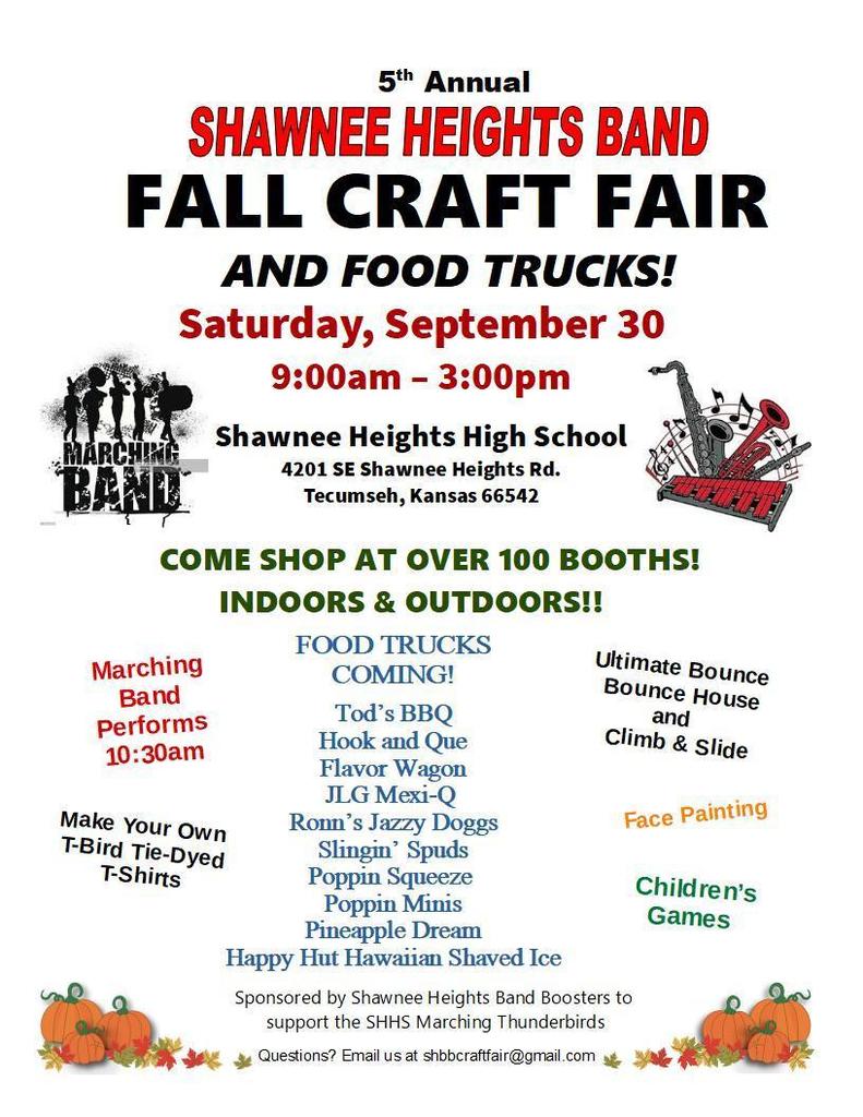 Shawnee Heights Band Fall Craft Fair